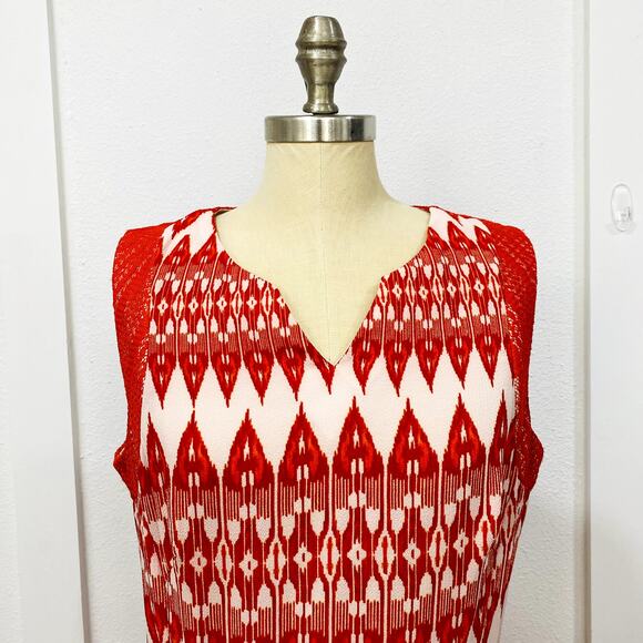 Established 1962 Sun Dress Womens Size 14 Orange Sleeveless A-Line Embroidered - Picture 3 of 14